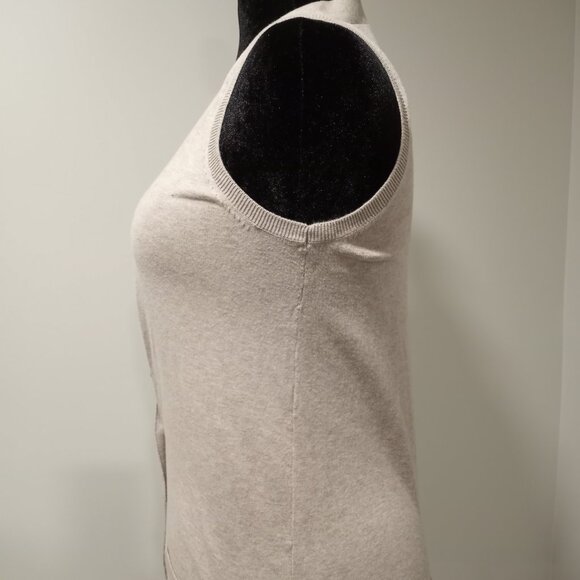 MARKS AND SPENCER TAUPE COTTON VEST WOMEN UK SIZE 10 - Picture 7 of 9